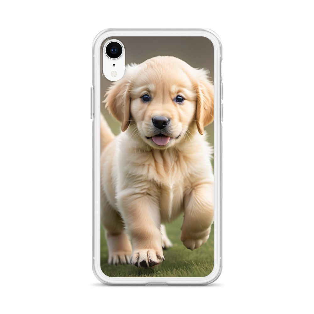🐾 iPhone 12 Pro Case – Golden Retriever Puppy Design | Fits iPhone 7–16