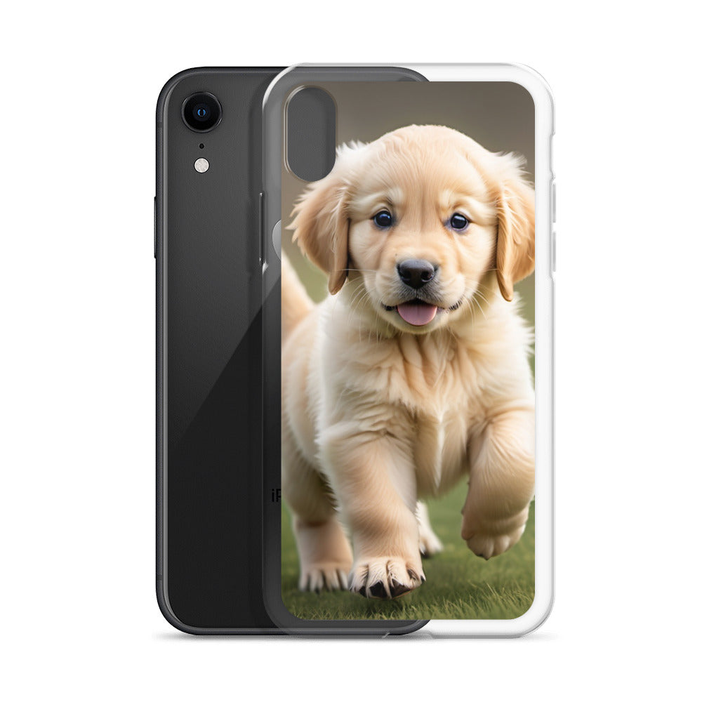 🐾 iPhone 12 Pro Case – Golden Retriever Puppy Design | Fits iPhone 7–16