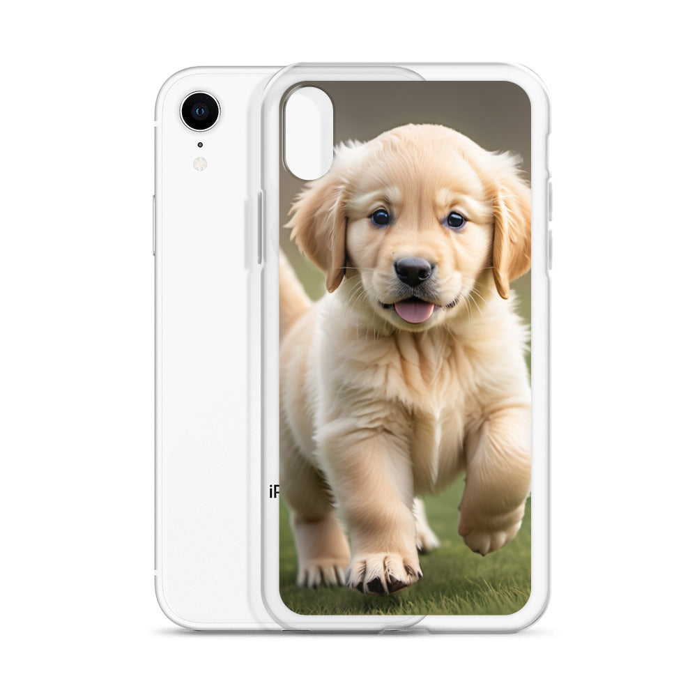 🐾 iPhone 12 Pro Case – Golden Retriever Puppy Design | Fits iPhone 7–16