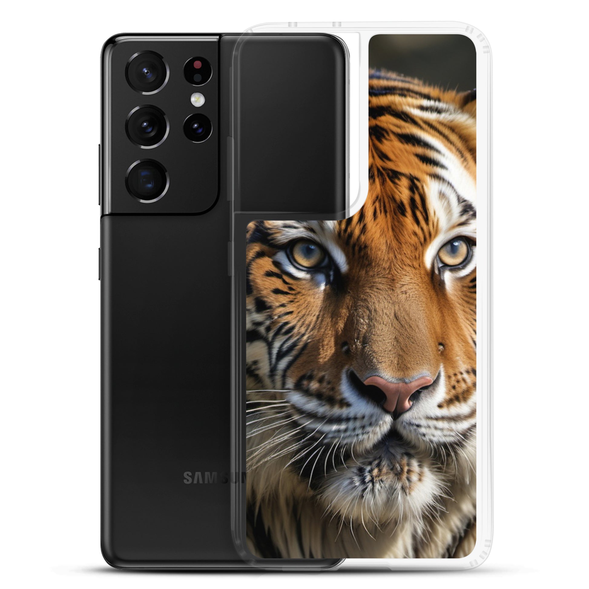 🐅 S24 Ultra Case – Tiger Design | Compatible with Samsung Galaxy S10 to S25 (Plus & Ultra Included)